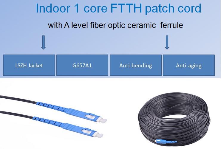  SC Connector Outdoor FTTH Fiber Optic Jumper -6
