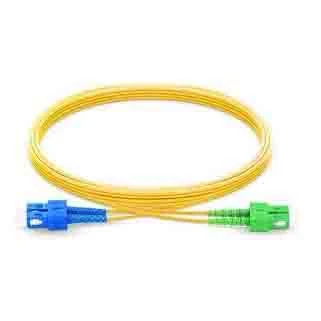 SC UPC dan SC APC dupleksga 3.0mm yoki 2.0mm PVC yoki LSZH kurtkasi 9/125 bir rejimli tolali patch kabel