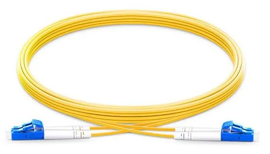 LC UPC to LC UPC Duplex 2.0mm PVC (OFNR) OS2 Singlemode menda noqonuniy tolali patch kabeli1